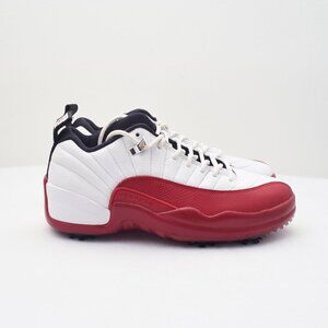 NIKE AIR JORDAN 12 RETRO LOW GOLF Cherry White Red DH4120-161 Mens Size 7